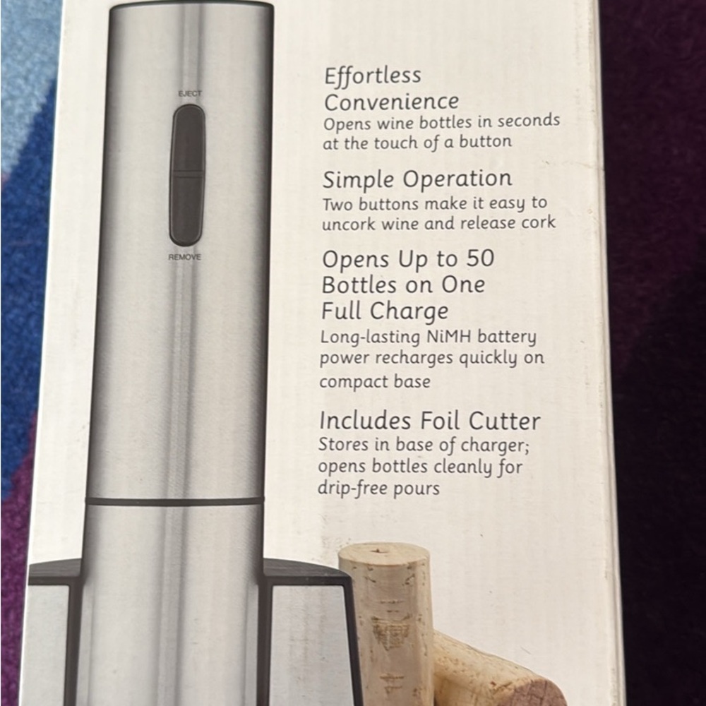 Cuisinart Brand New Electric Wine Bottle Opener